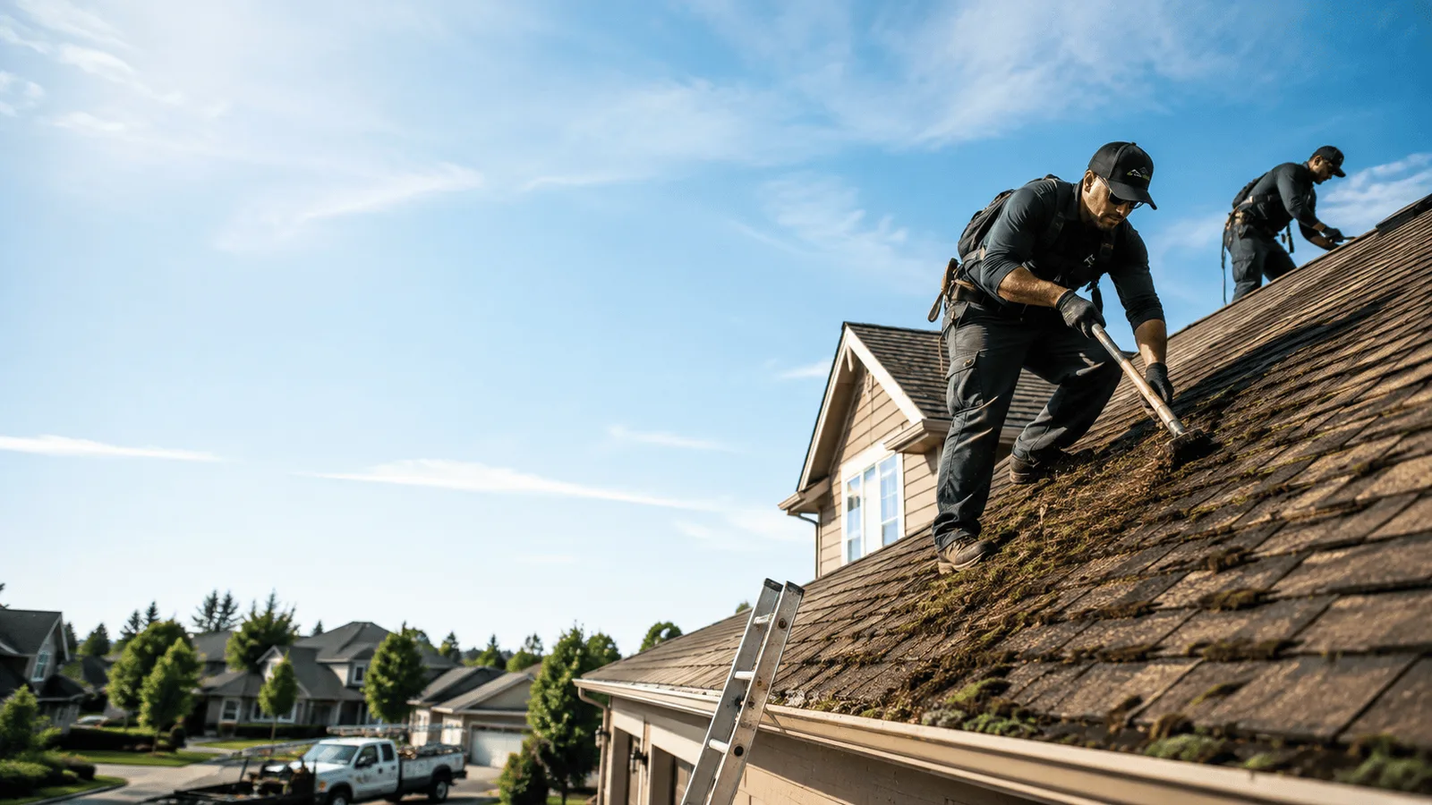 Roof Moss Removal in Milford, CT near me